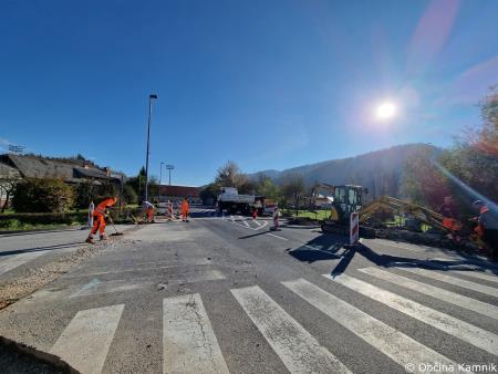 Izgradnja kolesarske povezave Kamnik–Godič (1)